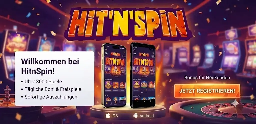 HitnSpin Casino mobile App auf Android und iPhone